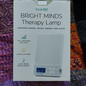 Bright Minds therapy lamp. Sleek, safe, supplemental Light source for healing!